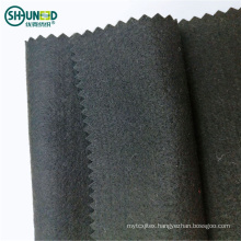 Polyester Wool Soft Under Collar Felt Interlining Fabric for Suit Collar